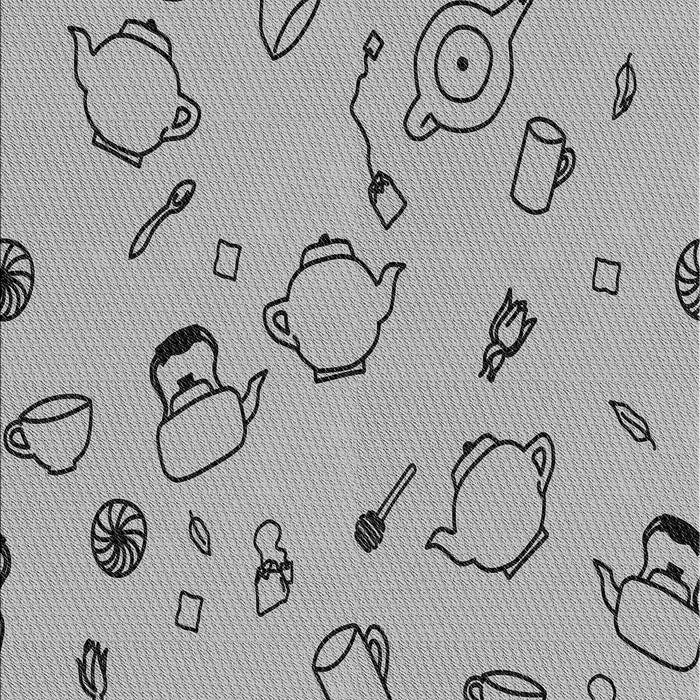 Patterned Gray Rug, pat3515gry