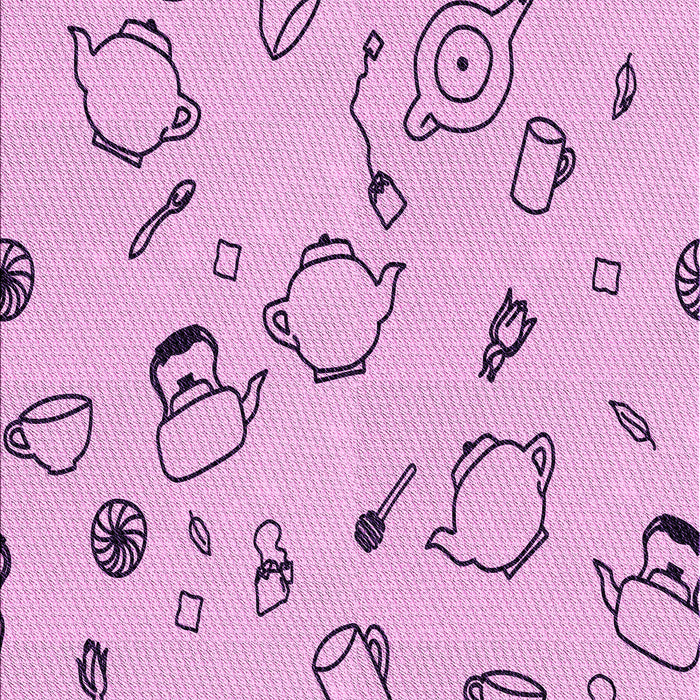 Patterned Orchid Purple Rug, pat3515pur