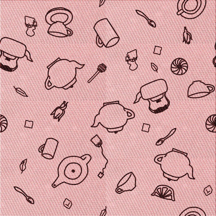 Round Patterned Red Rug, pat3515rd