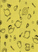 Patterned Yellow Rug, pat3515yw