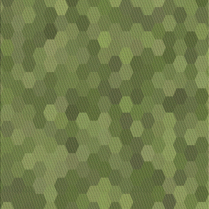 Patterned Green Rug, pat3516brn