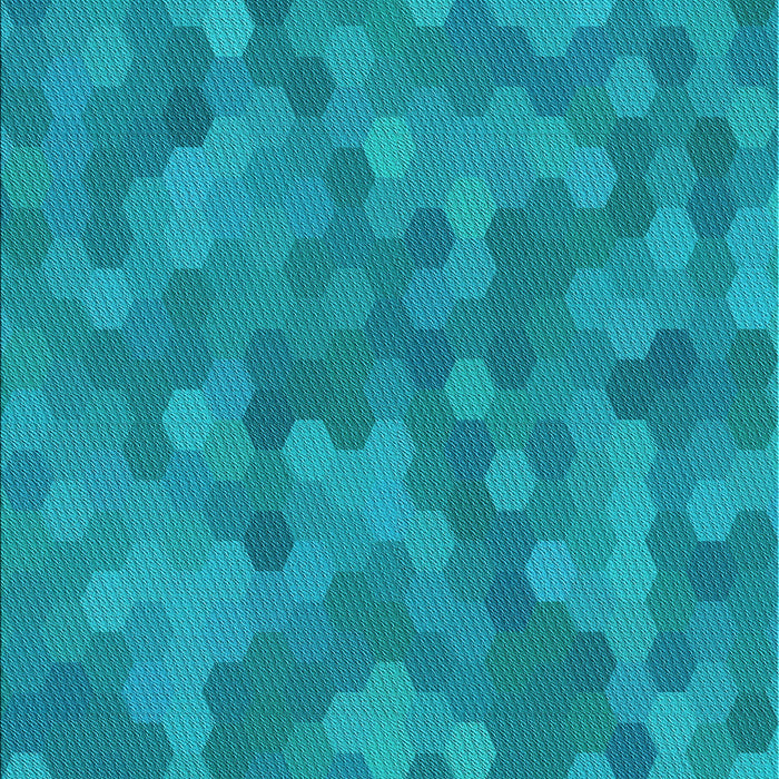 Machine Washable Transitional Bright Turquoise Blue Rug, wshpat3516lblu