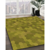 Patterned Oak Brown Rug, pat3516org