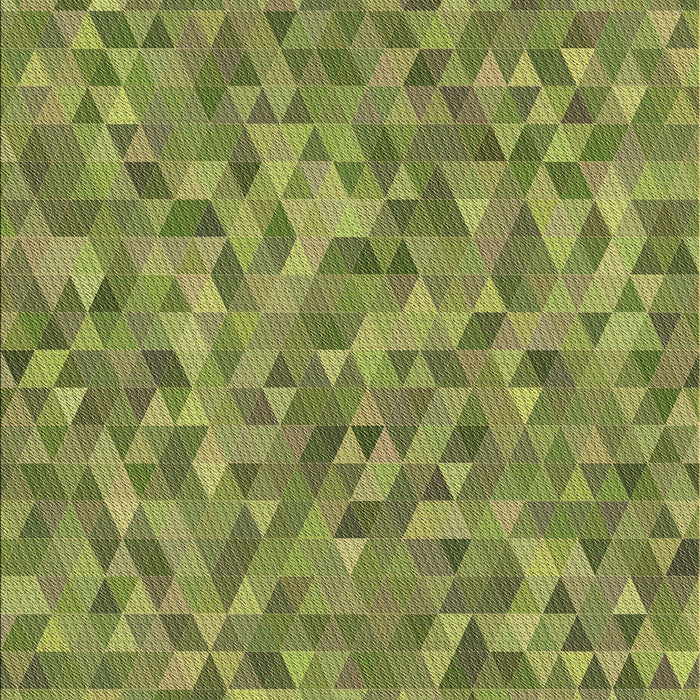 Patterned Green Rug, pat3517brn