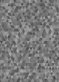 Machine Washable Transitional Carbon Gray Rug, wshpat3517gry