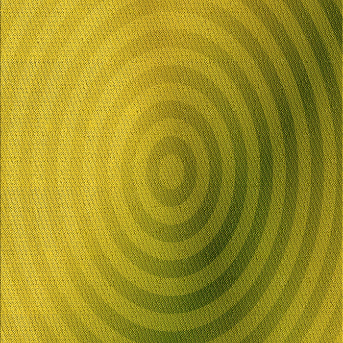 Patterned Dark Yellow Green Rug, pat3518yw