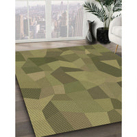 Patterned Caramel Brown Rug, pat3519brn