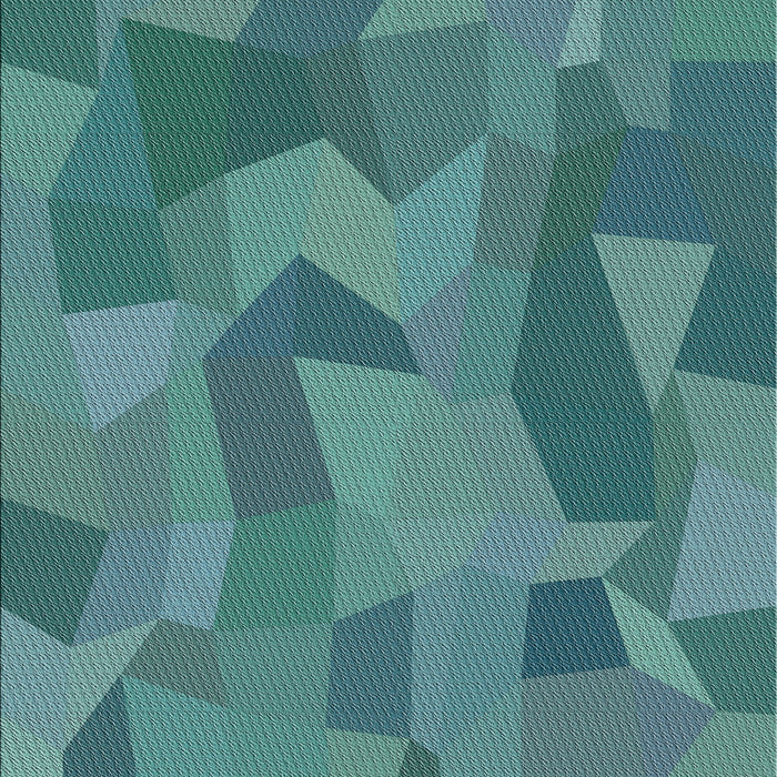 Machine Washable Transitional Medium Teal Green Rug, wshpat3519