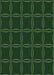 Patterned Green Novelty Rug, pat351