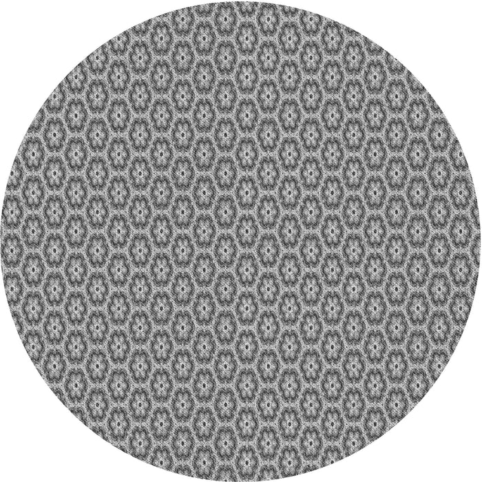 Square Patterned Cloud Gray Rug, pat352gry
