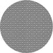 Square Patterned Cloud Gray Rug, pat352gry