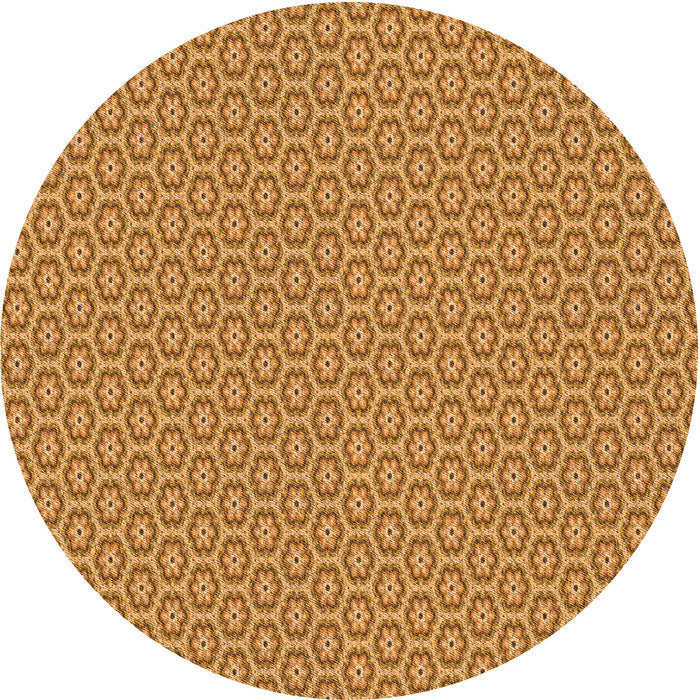 Square Machine Washable Transitional Orange Rug in a Living Room, wshpat352org