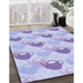 Machine Washable Transitional Blue Rug in a Family Room, wshpat3520blu