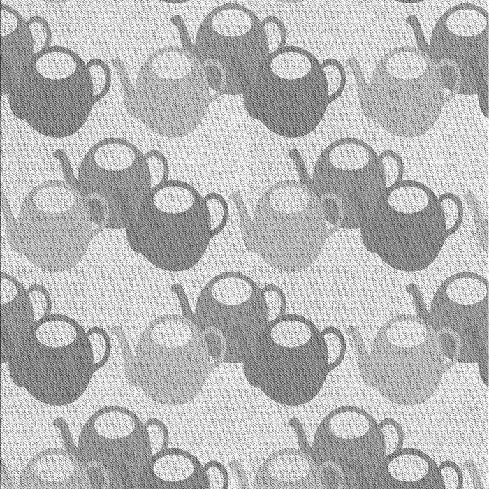 Patterned Gunmetal Gray Rug, pat3520gry