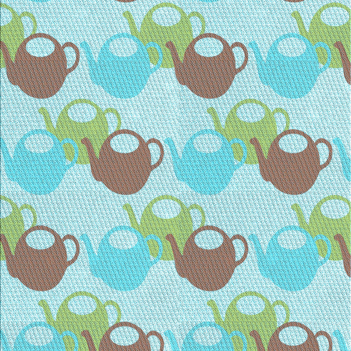 Machine Washable Transitional Blue Rug, wshpat3520lblu