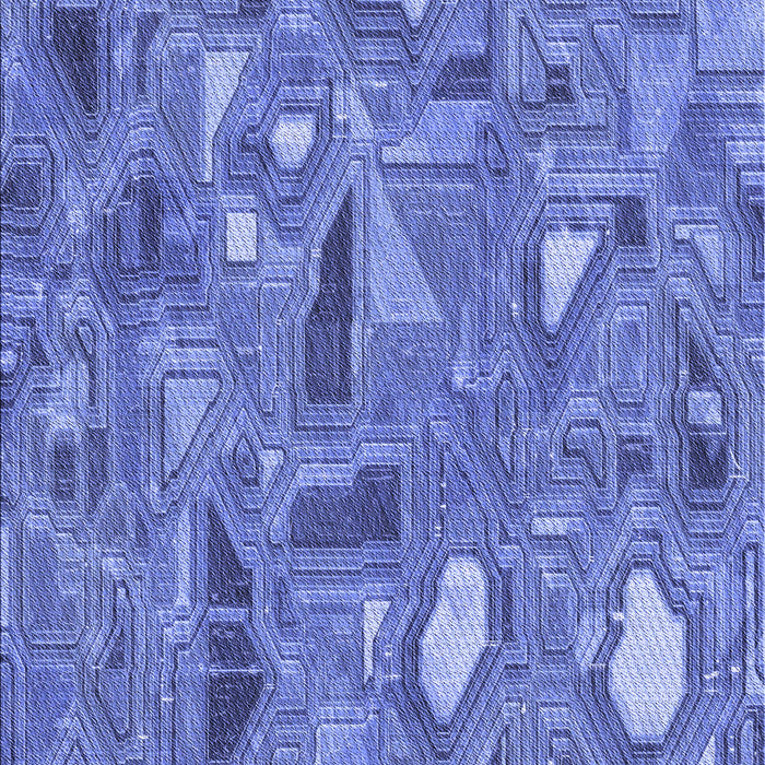 Patterned Sky Blue Rug, pat3521blu