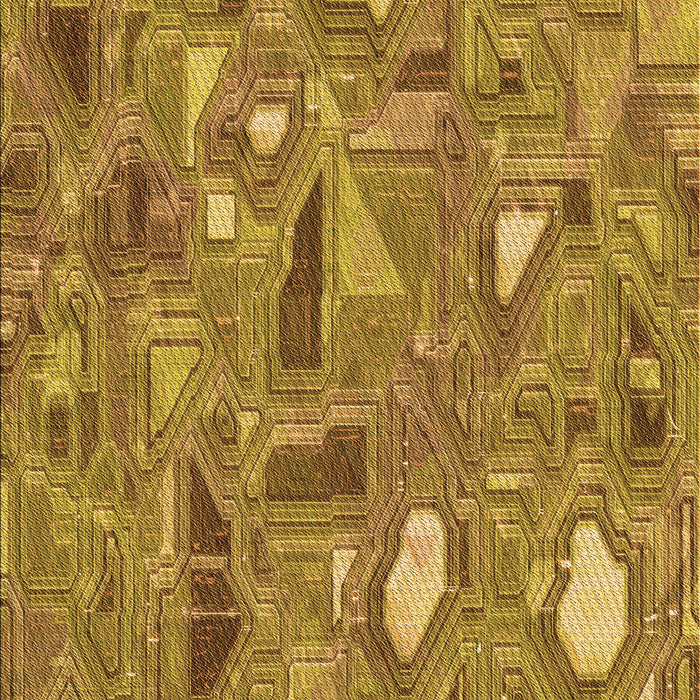 Patterned Yellow Rug, pat3521org