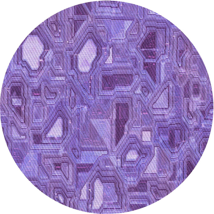 Square Machine Washable Transitional Blue Violet Purple Rug in a Living Room, wshpat3521pur