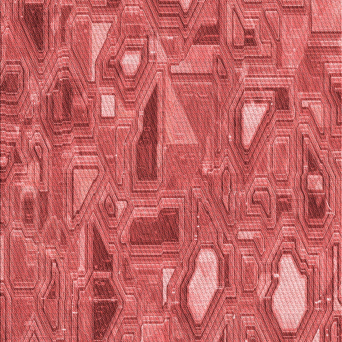 Machine Washable Transitional Red Rug, wshpat3521rd