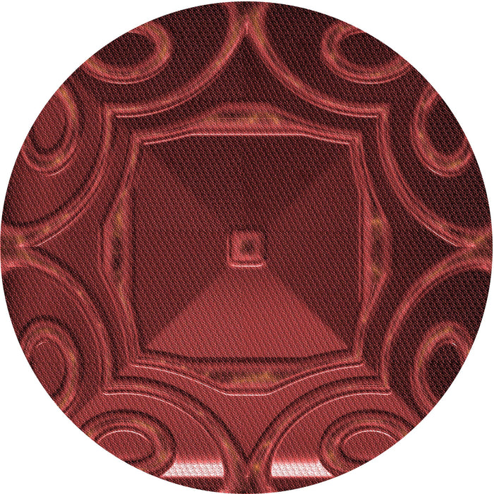 Square Machine Washable Transitional Maroon Red Rug in a Living Room, wshpat3522rd