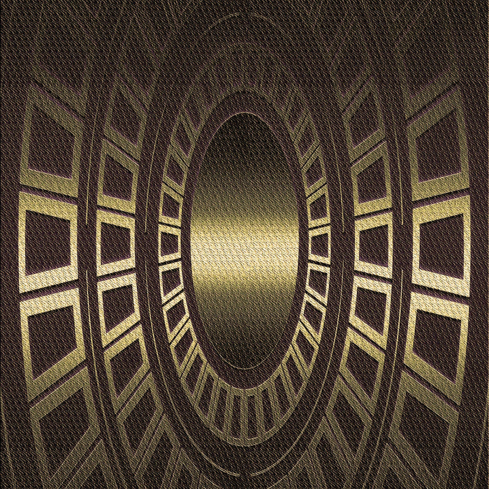 Patterned Oak Brown Rug, pat3523brn