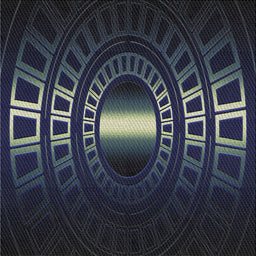 Sideview of Machine Washable Transitional Black Rug, wshpat3523