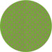 Square Patterned Olive Green Rug, pat3524brn