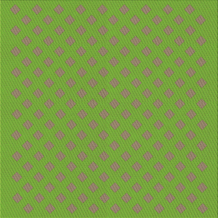 Round Patterned Olive Green Rug, pat3524brn