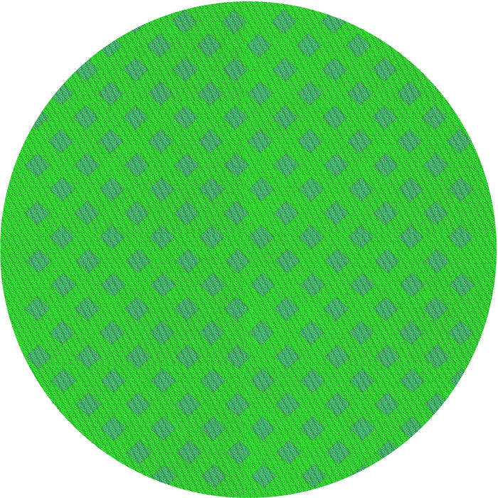 Square Patterned Lime Green Rug, pat3524grn