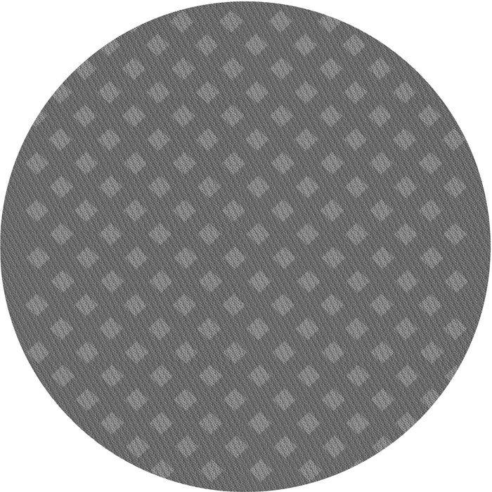 Square Patterned Gray Rug, pat3524gry