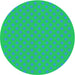 Square Patterned Neon Green Rug, pat3524lblu