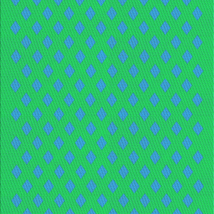 Patterned Neon Green Rug, pat3524lblu