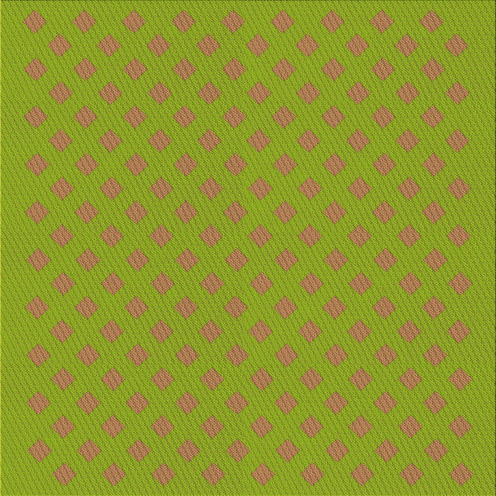 Round Patterned Pistachio Green Rug, pat3524org