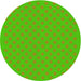 Square Patterned Lime Green Rug, pat3524yw