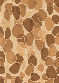 Machine Washable Transitional Orange Rug, wshpat3525org