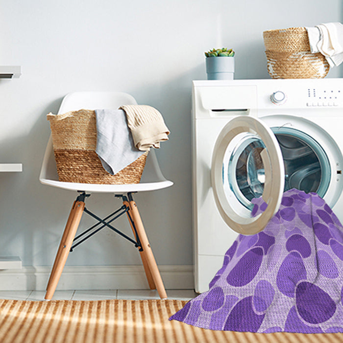 Machine Washable Transitional Purple Plum Purple Rug in a Washing Machine, wshpat3525pur
