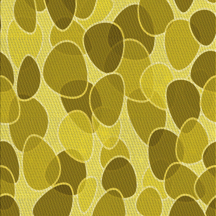 Patterned Bright Gold Yellow Rug, pat3525yw