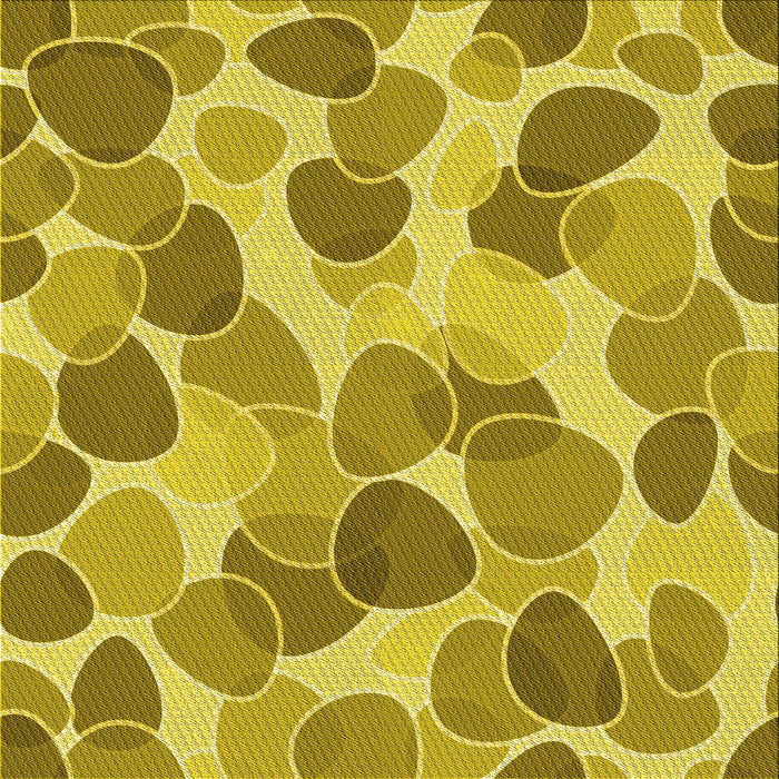 Round Machine Washable Transitional Bright Gold Yellow Rug, wshpat3525yw