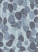 Patterned Light Steel Blue Novelty Rug, pat3525