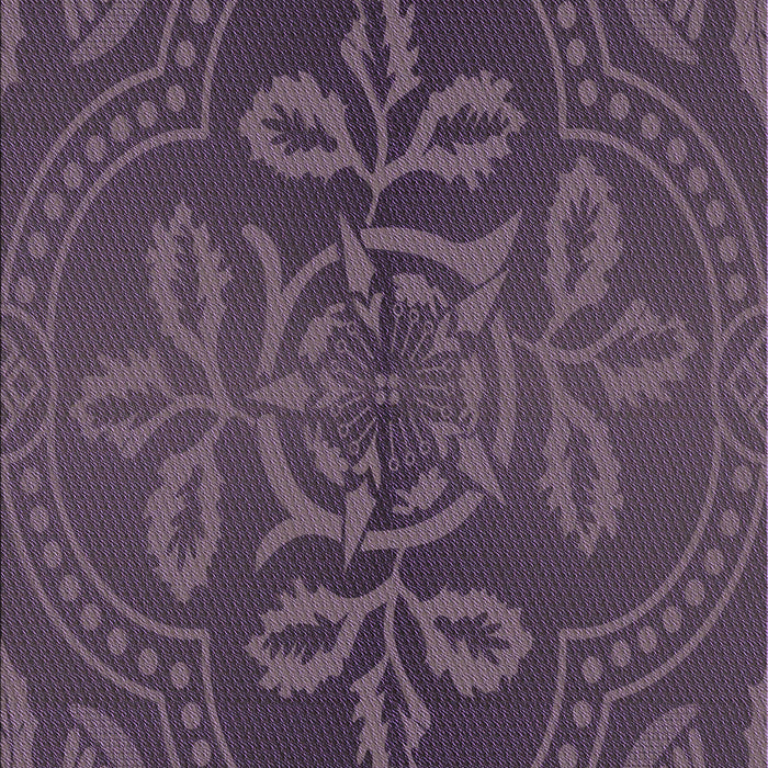 Machine Washable Transitional Plum Purple Rug, wshpat3526pur