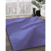 Machine Washable Transitional Deep Periwinkle Purple Rug in a Family Room, wshpat3527blu