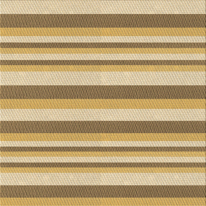 Round Machine Washable Transitional Light Brown Rug, wshpat3528brn