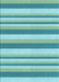 Machine Washable Transitional Light Sea Green Rug, wshpat3528lblu