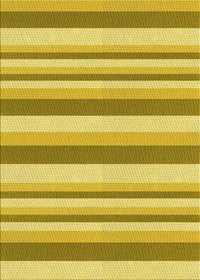 Machine Washable Transitional Bold Yellow Rug, wshpat3528yw