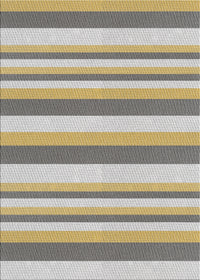 Patterned Light Gold Abstract Machine Washable Rug, wshpat3528