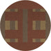 Square Machine Washable Transitional Light Brown Rug in a Living Room, wshpat3529brn