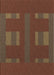 Machine Washable Transitional Light Brown Rug, wshpat3529brn