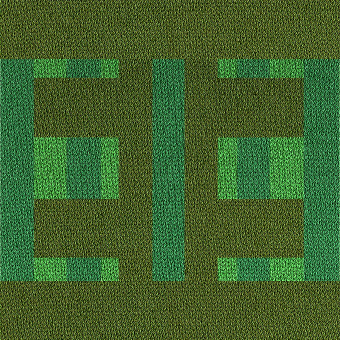 Round Machine Washable Transitional Dark Lime Green Rug, wshpat3529grn