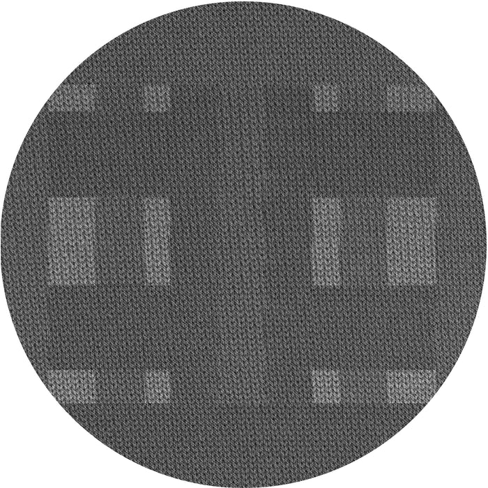 Square Machine Washable Transitional Dark Gray Black Rug in a Living Room, wshpat3529gry