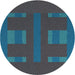 Square Machine Washable Transitional Glacial Blue Ice Blue Rug in a Living Room, wshpat3529lblu